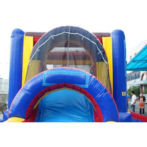 bounce house with slide